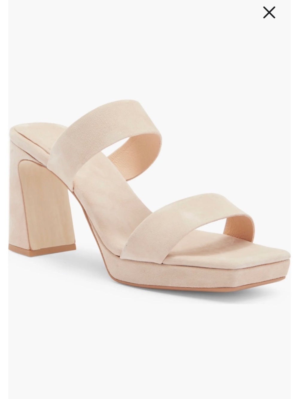 Jeffrey Campbell Danity Platform Slide Sandal beige sand 10 new